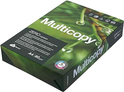 Rame de papier Multicopy A4 500 feuilles 80g, blanc multifonction - multitech.ma
