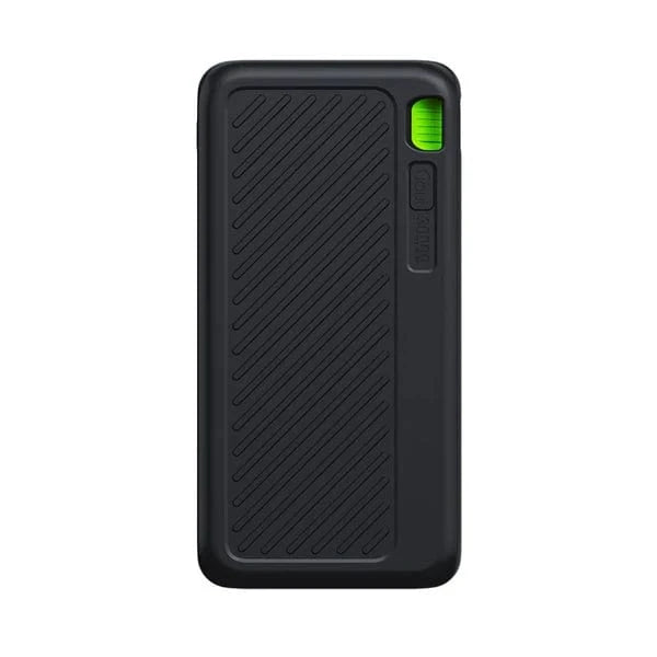 Batterie externe Goui Singi Power Bank 30 000 mAh, grande capacité, design robuste et élégant, plusieurs ports USB pour charger plusieurs appareils simultanément, idéale pour les longues journées ou voyages.