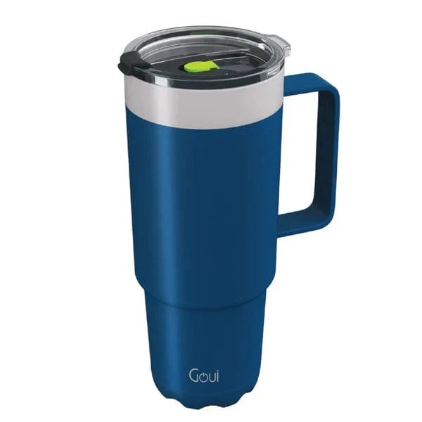 Goui TUMBLER – Gobelet Thermique en Acier Inoxydable avec Poignée (Bleu Nuit)