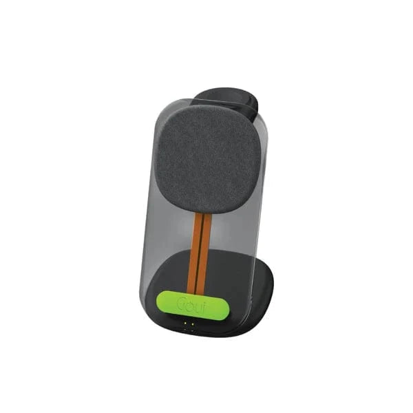 Chargeur sans fil Goui 3-en-1 Ultra, station de charge rapide pour smartphone, smartwatch et écouteurs, design élégant et compact, idéal pour une recharge simultanée et sans encombrement.