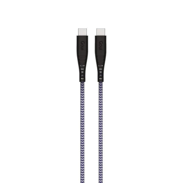 Goui FLEX Type-C to Type-C Kevlar Cable 60W 1.5M | Câble Ultra-Résistant et Charge Rapide