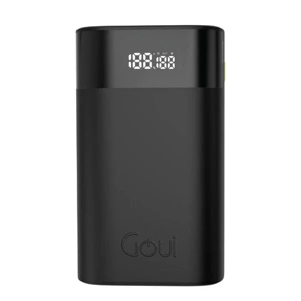Batterie externe Goui P20 Premium 20 000 mAh 65W, capacité élevée, charge rapide, design élégant et durable, multiple ports USB pour recharger plusieurs appareils simultanément, idéale pour les déplacements prolongés.