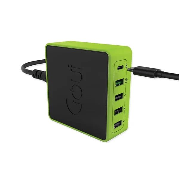 Goui Kimba Lite Chargeur de Bureau 5 ports 36W, station de charge compacte, multiple ports USB, charge rapide et efficace, idéal pour charger plusieurs appareils simultanément au bureau ou à la maison.