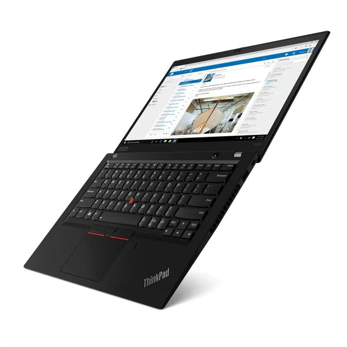 Lenovo ThinkPad T490s – Portable professionnel 14" FHD (1920x1080), processeur Intel Core i5-8365U à 1,6 GHz, 16 Go de RAM DDR4 (soudée), SSD de 256 Go, Windows 10 Pro, design fin et léger pour une portabilité accrue