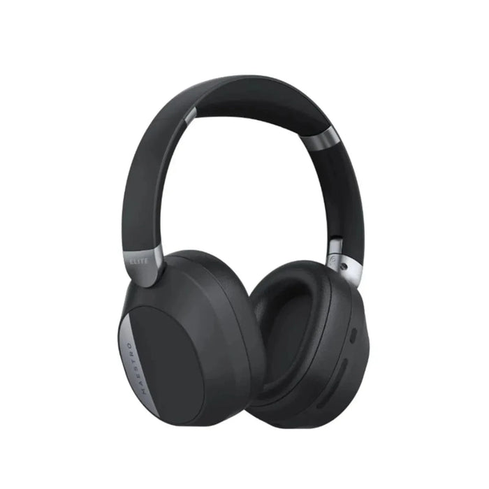 Casque audio Maestro Elite Black 2, design sobre et élégant, son haute qualité, confort optimal, microphone intégré, idéal pour la musique, les appels et le gaming.