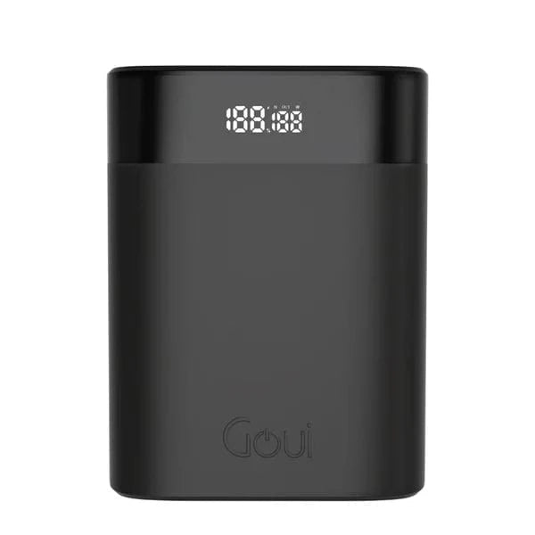 Batterie externe Goui Premium 30 000 mAh, grande capacité de charge, design élégant et robuste, multiple ports USB pour recharger plusieurs appareils, idéale pour les voyages longs et les besoins de charge intensifs.
