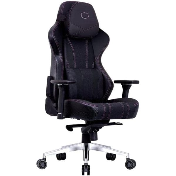 Siège gaming Cooler Master Caliber X2 Black, fauteuil ergonomique avec dossier inclinable et accoudoirs 4D. Disponible sur multitech.ma