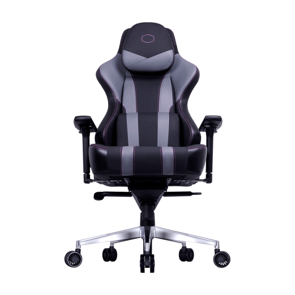 Siège gaming Cooler Master Caliber X2 Gray, fauteuil ergonomique avec dossier inclinable à 180° et accoudoirs 4D. Disponible sur multitech.ma