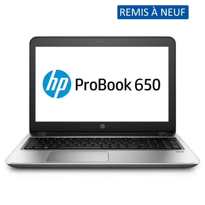 PC Portable HP ProBook 650 G2 – Intel Core i5-6200U, 8GB RAM, 128GB SSD, écran 15,6"