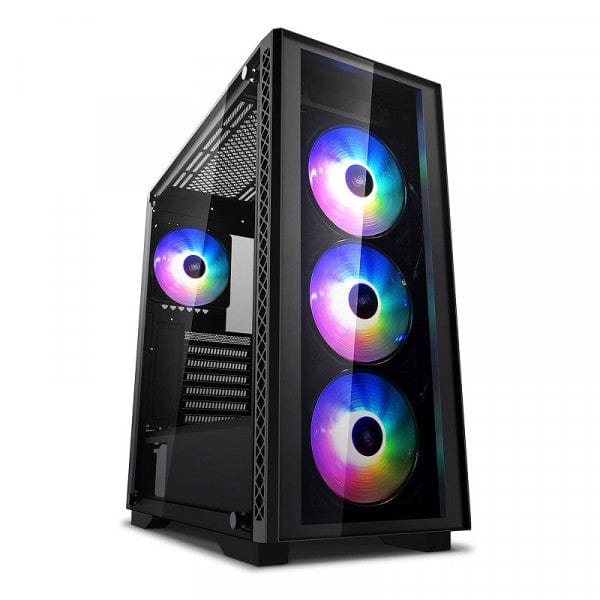 Boîtier DeepCool Matrexx 50 ADD-RGB 4F, boîtier avec éclairage RGB et panneau avant mesh pour un flux d'air amélioré et une meilleure gestion thermique chez multitech.ma