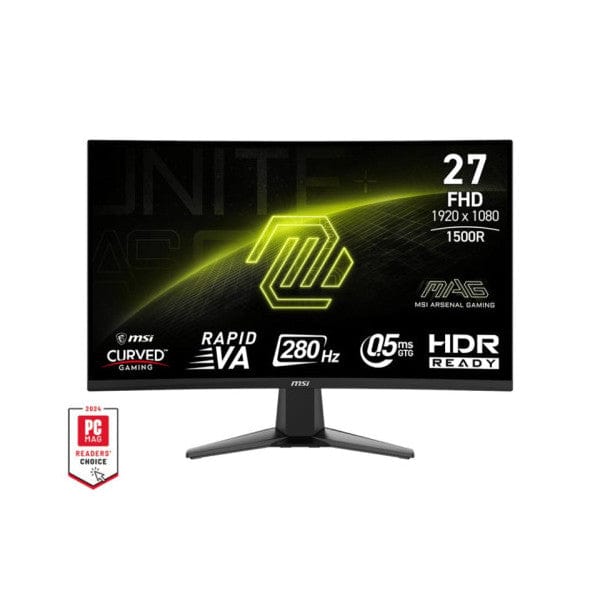 MSI MAG 276CXF 27" 280Hz 0.5ms FHD – Moniteur Gaming Haute Performance – Multitech Marrakech Maroc