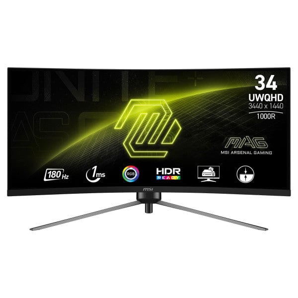 MSI MAG 345CQR 34" 180Hz – Moniteur Gaming Ultra Large – Multitech Marrakech Maroc