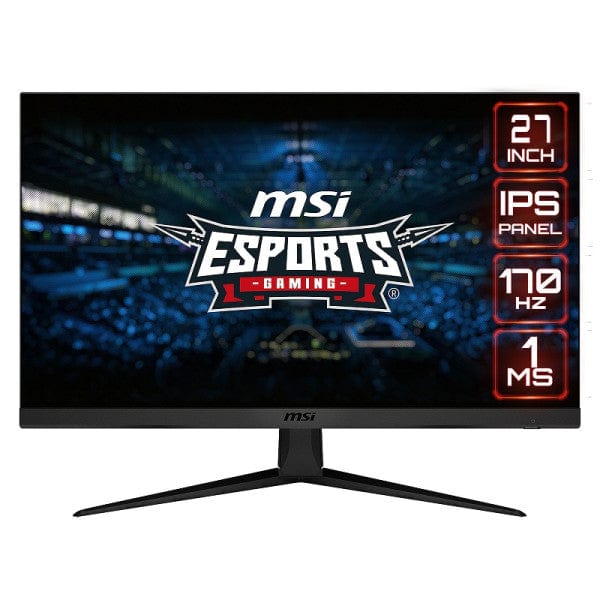 Moniteur MSI Optix G2712 27" Full HD IPS 170Hz, 1ms - Gaming fluide avec FreeSync Premium, connectivité DisplayPort et HDMI pour une performance optimale.sur multitech.ma