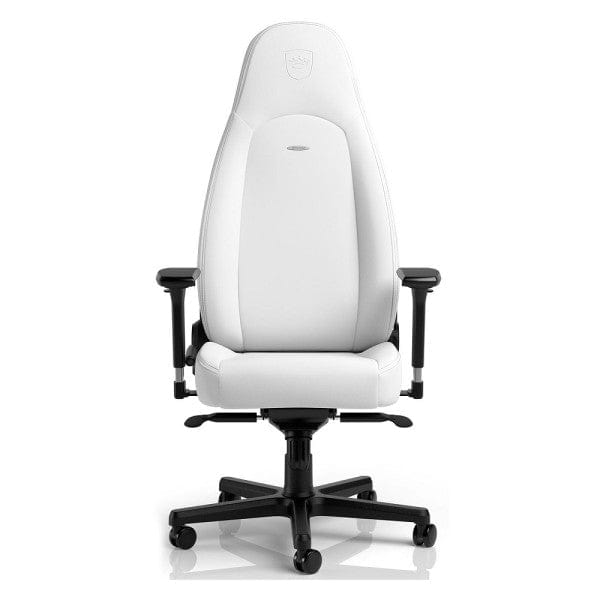 Noblechairs ICON White Edition – Fauteuil gaming en similicuir, design moderne et confort ajustable pour des sessions de jeu prolongées.chez Multitech.ma
