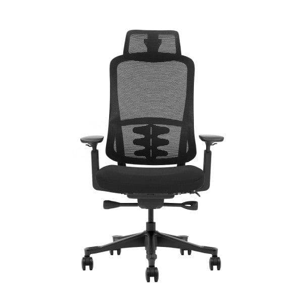 Chaise ergonomique Skillchairs Ergo Selva, design moderne et confortable, soutien lombaire ajustable, accoudoirs réglables, idéale pour un confort optimal pendant de longues heures de travail ou de jeu.