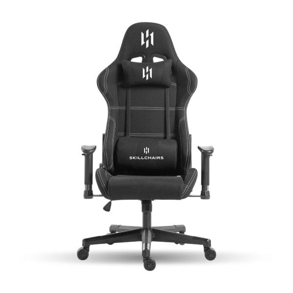 Chaise gaming Skillchairs Raven noire chez multitech.ma Maroc Marrakech – style moderne, confort premium pour sessions de jeu ou de travail intensives.