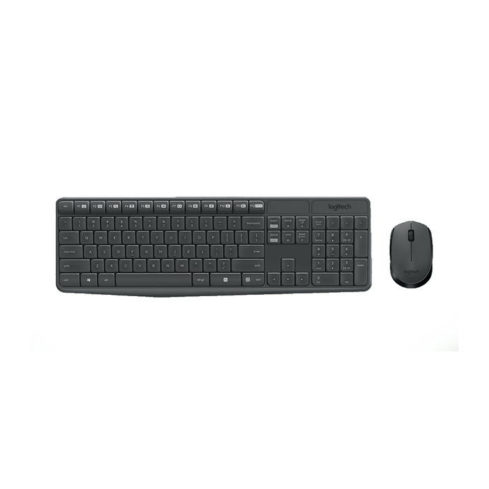 Ensemble Logitech MK235 – Clavier Standard et Souris Ambidextre Sans Fil – multitech.ma
