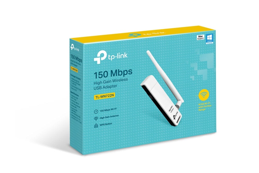 TL-WN722N 150Mbps High Gain Wireless USB Adapter - Multitech Maroc