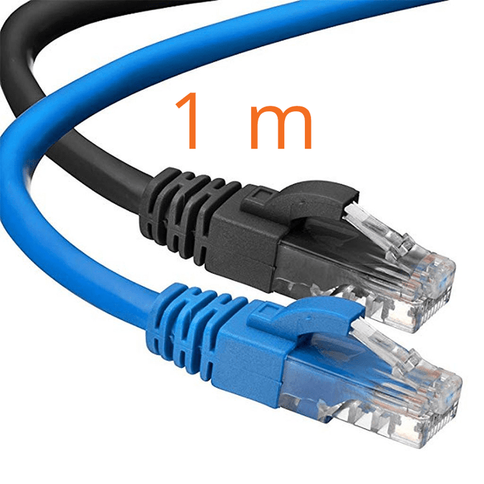 Câble réseaux 1m pour une connexion stable et rapide à internet sur Multitech.ma