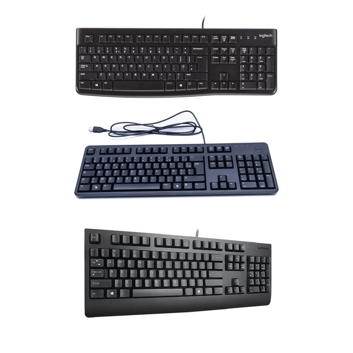Clavier d'occasion original HP, Logitech, Lenovo, Dell, Fujitsu - multitech.ma