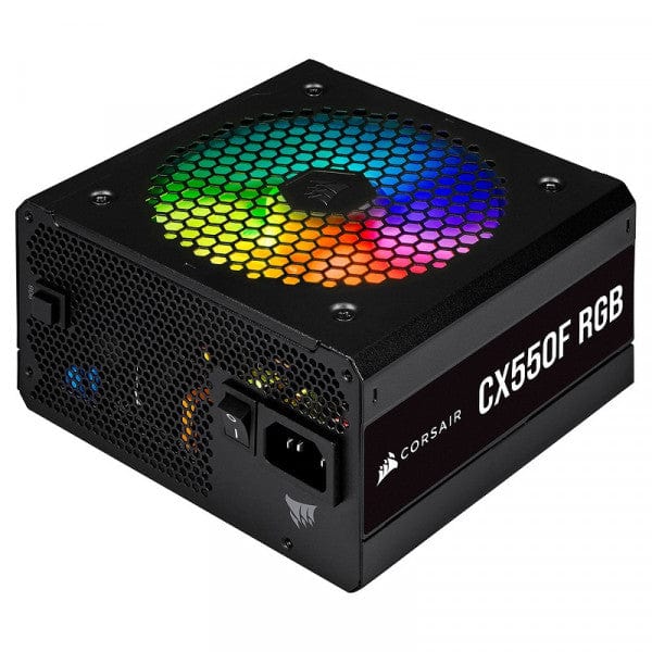 Corsair CX550F RGB 550W - Alimentation Modulaire RGB 80PLUS Bronze | multitech.ma