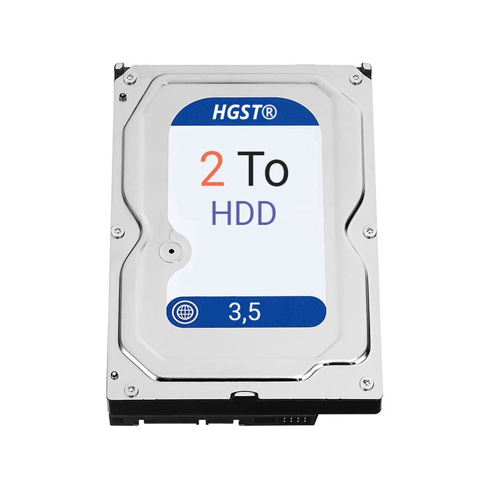 Disque dur interne HGST 3.5" 2 To - Stockage fiable et économique sur multitech.ma.