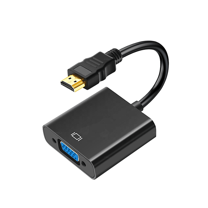 Adaptateur HDMI vers VGA avec audio 3.5mm pour une connexion facile sur Multitech.ma