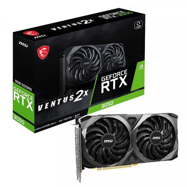 Carte graphique MSI GeForce RTX 3050 VENTUS 2X 8GB GDDR6 - multitech.ma