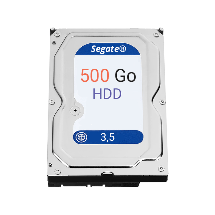 Disque dur interne Seagate HDD 3.5" 500 Go - Stockage fiable et rapide sur multitech.ma.