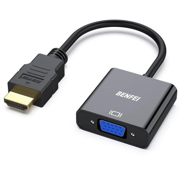Adaptateur HDMI VGA BENFEI plaqué or