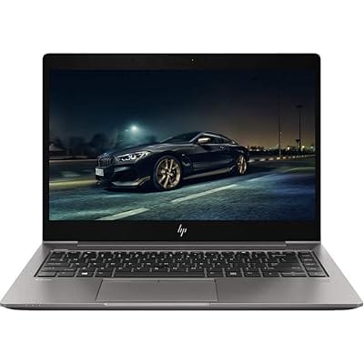 HP ZBook 14u G6 ouvert sur bureau avec écran Full HD