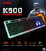 JEDEL K500 clavier gaming QWERTY RGB Maroc Multitech Marrakech