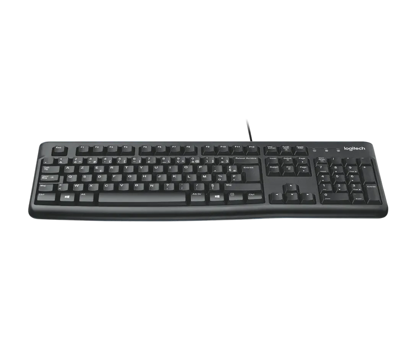 Logitech K120 clavier filaire USB AZERTY noir Maroc Multitech Marrakech