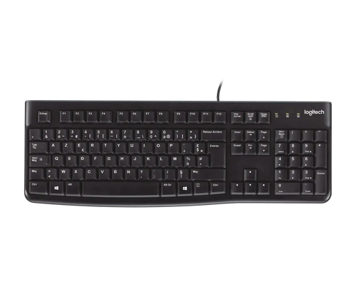 Logitech K120 clavier filaire USB noir Maroc Multitech Marrakech azerty