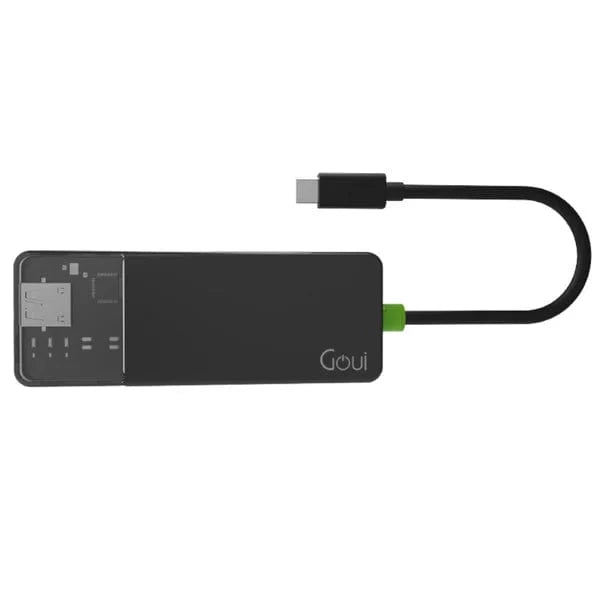 Goui HUB 7in1 100W - Hub USB Type-C 7 Ports avec Charge Super Rapide