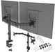 Support double écran M052 14 27 pouces VESA bureau Maroc Multitech Marrakech