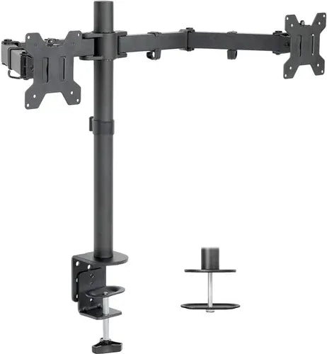 Support double écran M052 14 27 pouces VESA bureau Maroc Multitech Marrakech