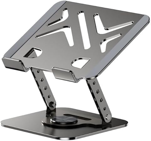 Support laptop SG-19 rotatif 360 réglable métal ventilé Maroc Multitech Marrakech