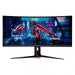 Moniteur ASUS ROG Strix XG349C 34" 180Hz incurvé avec G-SYNC, HDR400, et 3440x1440 pour des jeux immersifs.chez Multitech.ma