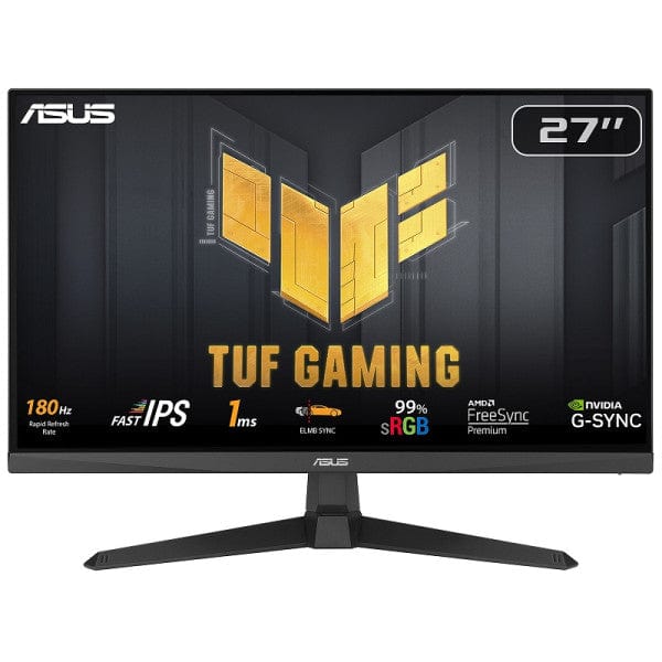 Moniteur ASUS TUF Gaming VG279Q3A 27" Full HD, dalle IPS, fréquence 180Hz et compatibilité FreeSync/G-SYNC pour une expérience de jeu fluide et réactive.chez Multitech.ma