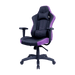 Chaise gaming Cooler Master Caliber E1 Purple en similicuir violet, avec dossier réglable et accoudoirs fixes pour un confort optimal sur Multitech.ma