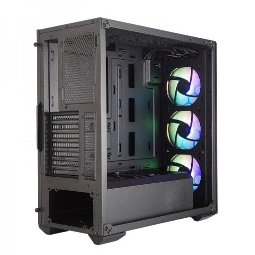 Boîtier Cooler Master MasterBox MB511 ARGB, boîtier gaming avec design moderne, éclairage RGB et performance de refroidissement avancée chez Multitech.ma