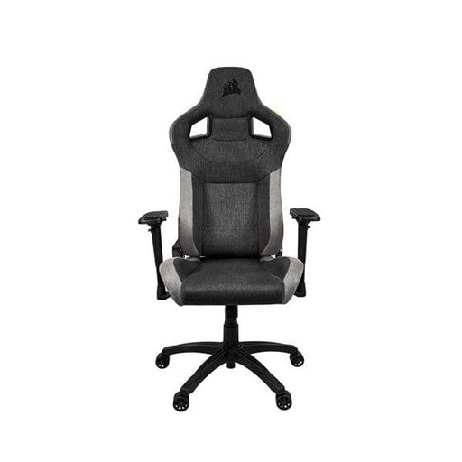 Corsair T3 Rush Charcoal/Grey, fauteuil gaming ergonomique avec accoudoirs 4D, dossier inclinable à 160° et soutien lombaire, disponible sur multitech.ma