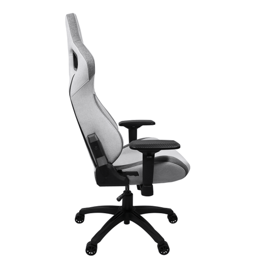 Corsair T3 Rush Grey/Silver, fauteuil gaming ergonomique avec accoudoirs 4D, dossier inclinable à 160° et soutien lombaire, disponible sur multitech.ma