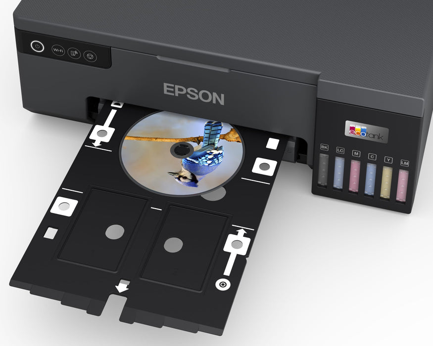 Imprimmante Epson EcoTank L8050 Imprimante Photo A4 avec Impression sur Cartes PVC