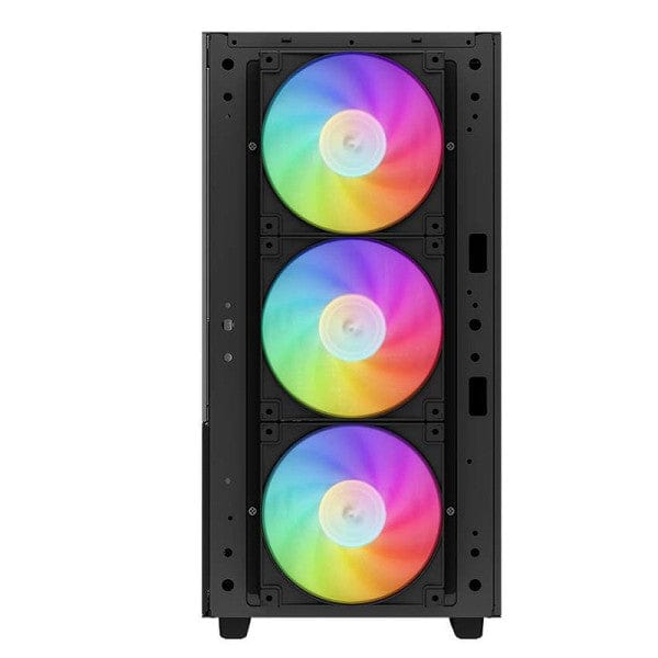 Boîtier DeepCool CH560 DIGITAL Black, boîtier avec éclairage RGB, écran LCD et panneau latéral en verre trempé chez Multitech.ma