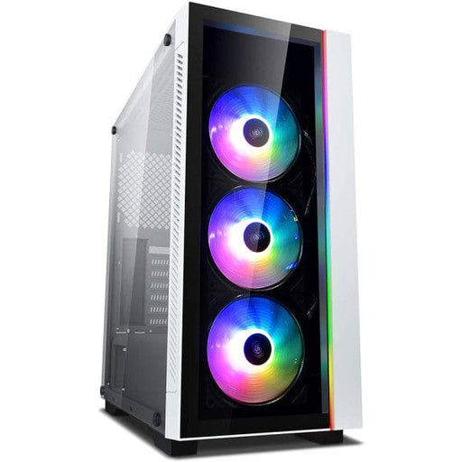 Boîtier DeepCool MATREXX 55 V3 ADD-RGB 3F Blanc, boîtier avec trois ventilateurs ARGB inclus, panneau avant mesh et gestion thermique améliorée chez multitech.ma