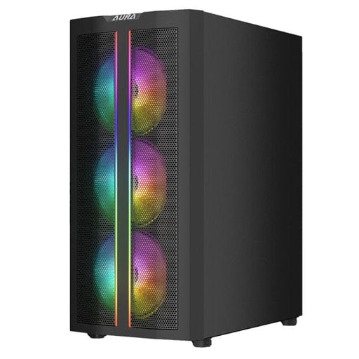 Boîtier PC Gamdias Aura GC3 Elite Mesh Black, boîtier avec gestion thermique avancée, éclairage RGB personnalisable et design moderne pour une expérience de jeu immersive – En vente sur multitech.ma