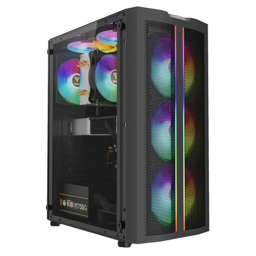 Boîtier PC Gamdias Aura GC3 Elite Mesh Black, boîtier avec gestion thermique avancée, éclairage RGB personnalisable et design moderne pour une expérience de jeu immersive – En vente sur multitech.ma