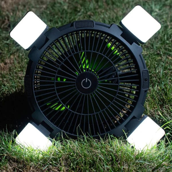 Goui FLOW Ventilateur multifonction avec lumière – Fraîcheur et éclairage en un, disponible sur multitech.ma Maroc Marrakech
